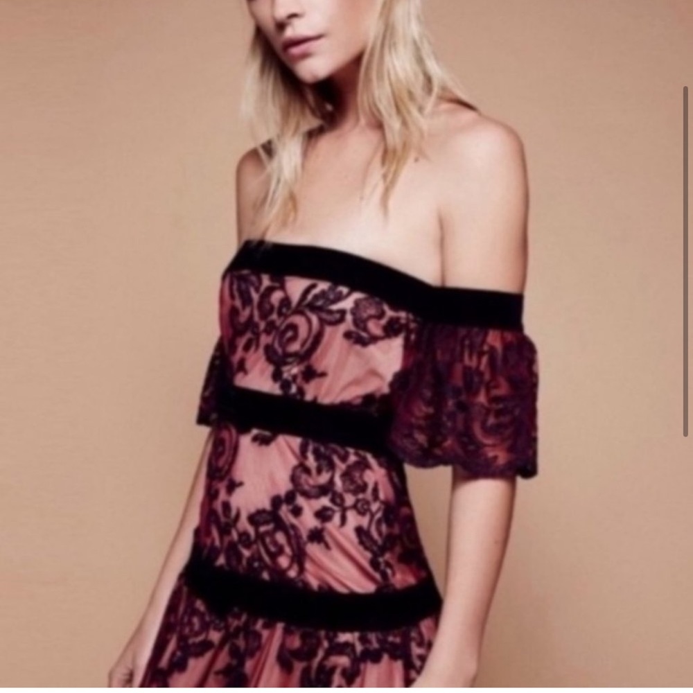 For love & lemons clemence embroidered dress